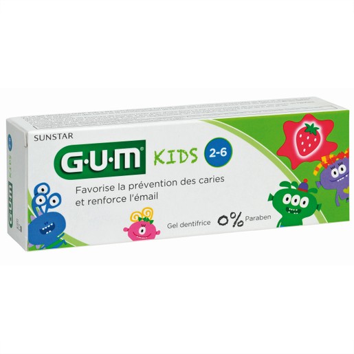 Gum Kids Παιδική Οδοντόκρεμα 2-6 ετών με Γεύση Φράουλα 500ppm 50ml Gum Kids Παιδική Οδοντόκρεμα 2-6 ετών με Γεύση Φράουλα 500ppm 50ml