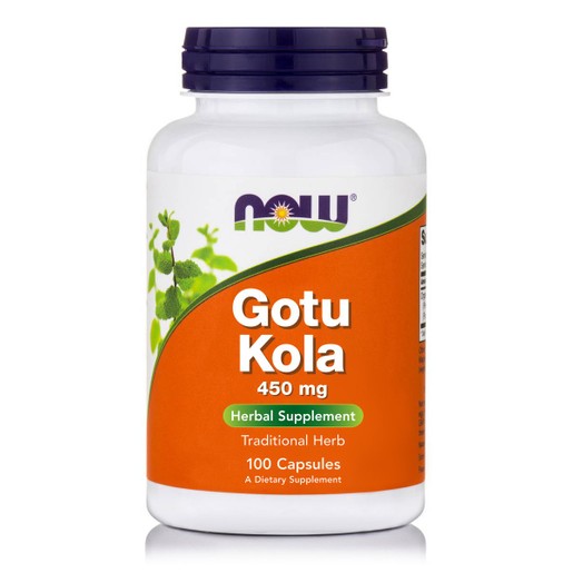 Now Foods Gotu Kola 450mg Συμπλήρωμα Διατροφής για την Αντιμετώπιση Καταστάσεων Φλεβικής Ανεπάρκειας 100 VegCaps