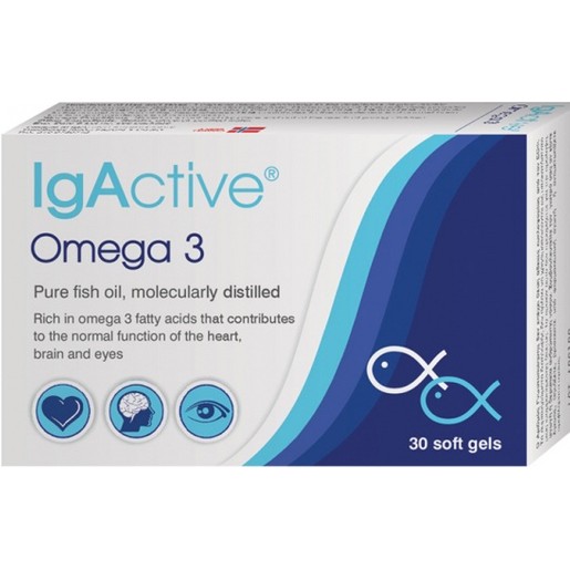 IgActive Συμπλήρωμα Διατροφής Omega 3 1000mg 30sgels IgActive Συμπλήρωμα Διατροφής Omega 3 1000mg 30sgels