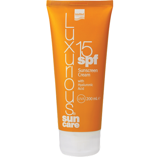 Luxurious Sunscreen Cream Spf15 με υαλουρονικό οξύ 200ml Luxurious Sunscreen Cream Spf15 με υαλουρονικό οξύ 200ml