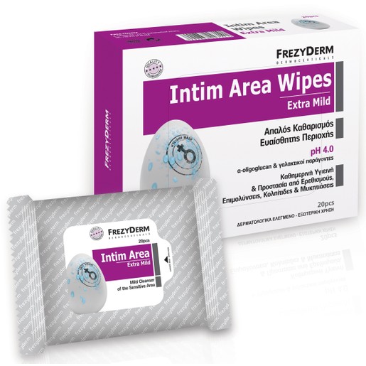 Frezyderm Intim Area Wipes 20τμχ Frezyderm Intim Area Wipes 20τμχ