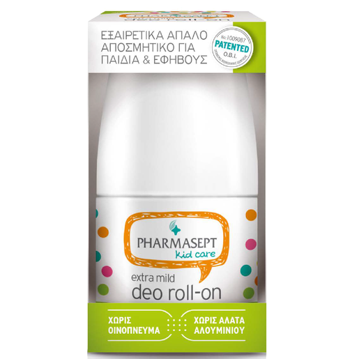 Pharmasept Kid Care Extra Mild Deo Roll-on Αποσμητικό για Παιδιά & Εφήβους 50ml Pharmasept Kid Care Extra Mild Deo Roll-on Αποσμητικό για Παιδιά & Εφήβους 50ml