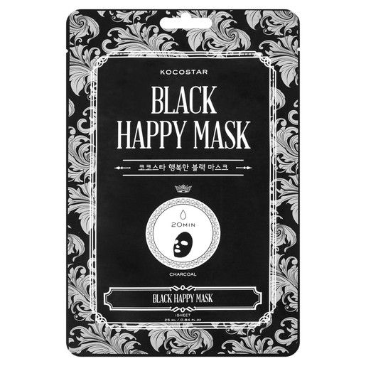 Vican Kocostar Black Happy Face Mask 1 Τεμάχιο Vican Kocostar Black Happy Face Mask 1 Τεμάχιο