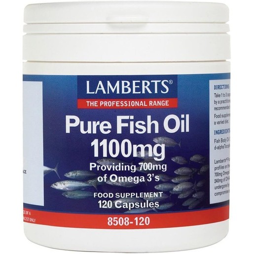 Lamberts Pure Fish Oil 1100mg, 120caps