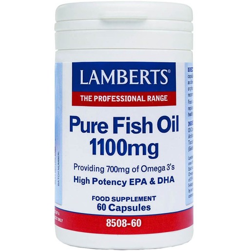 Lamberts Pure Fish Oil 1100mg, 60caps