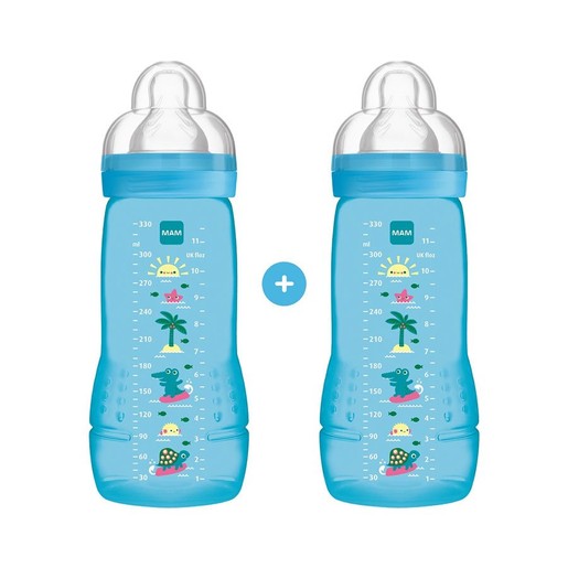 Mam Promo Pack Easy Active™ Baby Bottle Fairy Tale 4+ Μηνών Κωδ 365S Μπιμπερό Πολυπροπυλενίου με Θηλή Σιλικόνης 2x330ml Mam Promo Pack Easy Active™ Baby Bottle Fairy Tale 4+ Μηνών Κωδ 365S Μπιμπερό Πολυπροπυλενίου με Θηλή Σιλικόνης 2x330ml
