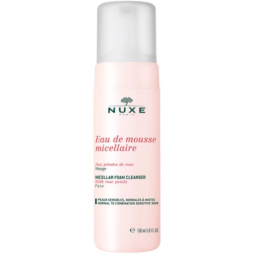 Nuxe Eau de Mousse Micellaire Αφρός Καθαρισμού Προσώπου, Χωρίς Σαπούνι για Κανονική - Μικτή Επιδερμίδα 150ml Nuxe Eau de Mousse Micellaire Αφρός Καθαρισμού Προσώπου, Χωρίς Σαπούνι για Κανονική - Μικτή Επιδερμίδα 150ml