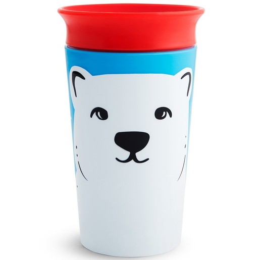 Munchkin Miracle 360 Sippy Cup, Polar Bear Cup 12+, 266 ml Munchkin Miracle 360 Sippy Cup, Polar Bear Cup 12+, 266 ml