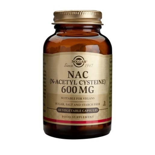 Solgar NAC (N-Acetyl-Cysteine) 600mg 60 veg.caps Solgar NAC (N-Acetyl-Cysteine) 600mg 60 veg.caps