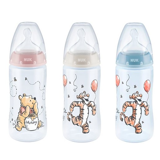 Nuk First Choice Plus Disney Winnie The Pooh Μπιμπερό Πολυπροπυλενίου (PP) 0-6m Με Θηλή Σιλικόνης 300ml Nuk First Choice Plus Disney Winnie The Pooh Μπιμπερό Πολυπροπυλενίου (PP) 0-6m Με Θηλή Σιλικόνης 300ml