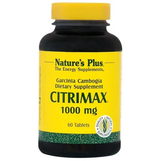 Nature\'s Plus Citrimax Συμπλήρωμα Διατροφής που Συμβάλλει στην Υγεία των Οστών & στην Εμπόδιση Σχηματισμού Λίπους 60 Tabs Nature\'s Plus Citrimax Συμπλήρωμα Διατροφής που Συμβάλλει στην Υγεία των Οστών & στην Εμπόδιση Σχηματισμού Λίπους 60 Tabs