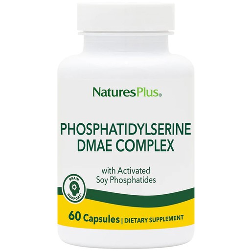 Natures Plus Phosphatidyl Serine DMAE Complex Φόρμουλα για τη Βελτίωση των Εγκεφαλικών Λειτουργιών 60caps Natures Plus Phosphatidyl Serine DMAE Complex Φόρμουλα για τη Βελτίωση των Εγκεφαλικών Λειτουργιών 60caps