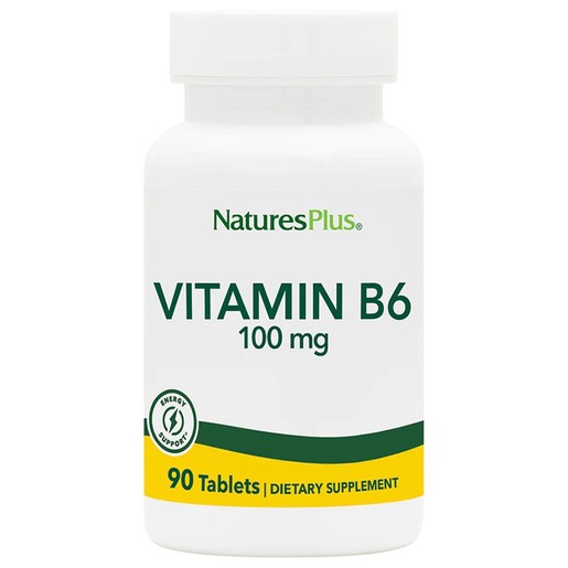 Natures Plus Vitamin B-6 100mg Πυριδοξίνη 90tabs