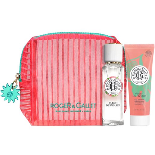 Roger & Gallet Promo Fleur de Figuier Fragrant Wellbeing Water Perfume with Fig Extract 30ml & Shower Gel 50ml & Δώρο Νεσεσέρ 1 Τεμάχιο