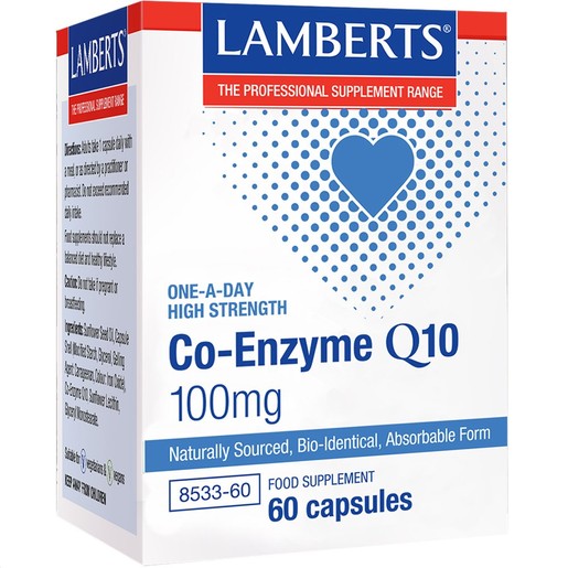 Lamberts Co-Enzyme Q10 100mg, 60caps