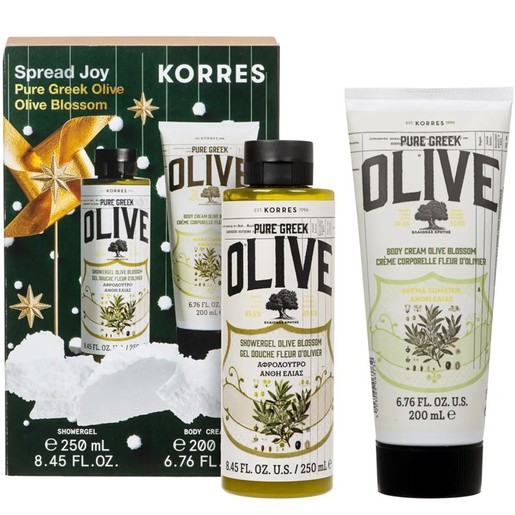 Korres Promo Pure Greek Olive Showergel Olive Blossom 250ml & Body Cream 200ml