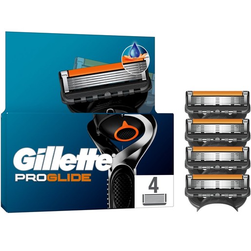Gillette Fusion 5 ProGlide Men’s Razor Blade Refills 4 Τεμάχια