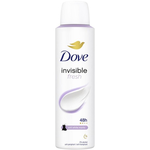 Dove Invisible Fresh 48h Anti Perspirant & Traspirant Spray Γυναικείο 150ml
