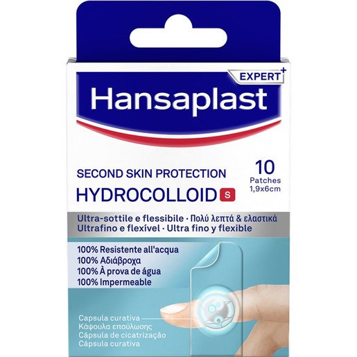 Hansaplast Second Skin Protection Hydrocolloid Small 10 Τεμάχια