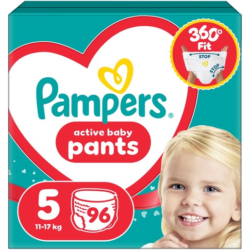 Pampers Pants No5 (12-17kg) Πάνες Βρακάκι 96 πάνες