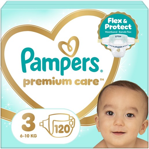 Pampers Premium Care Νο3 (6-10kg) 120 πάνες