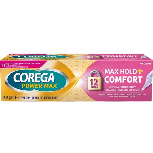 Corega Power Max 12h Hold & Comfort 40gr