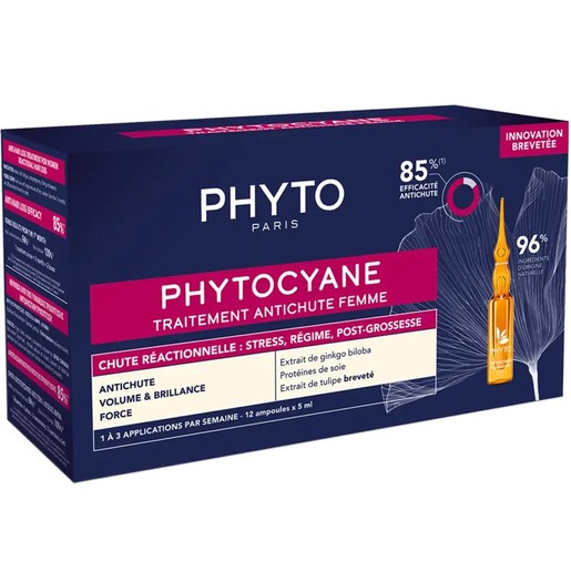 Phyto Phytocyane Anti-Hair Loss Treatment for Women 12amp x 5ml