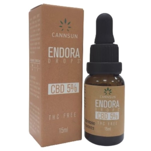 Cannsun Endora Drops CBD 5% THC Free 15ml