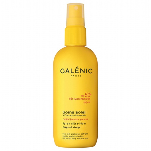 Galenic Soins Soleil Spray Legere Corps Visage Spf50+, 125ml Galenic Soins Soleil Spray Legere Corps Visage Spf50+, 125ml