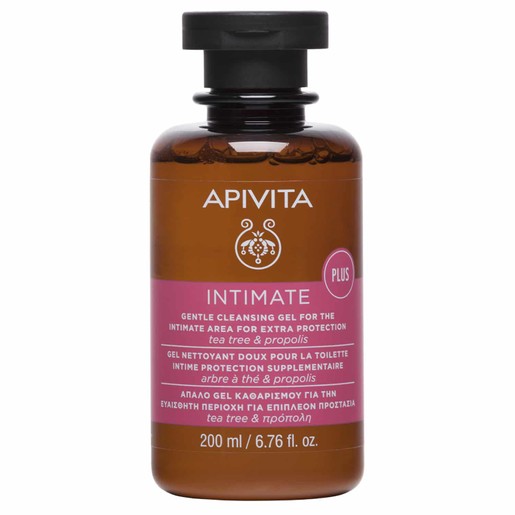 Apivita Intimate Care Plus Cleansing Gel For Extra Protection - 200ml