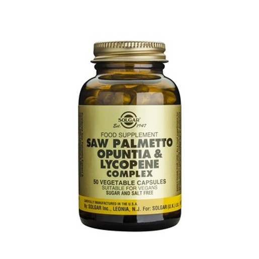 Solgar Saw Palmetto Opuntia Lycopene Complex 50 veg.caps Solgar Saw Palmetto Opuntia Lycopene Complex 50 veg.caps