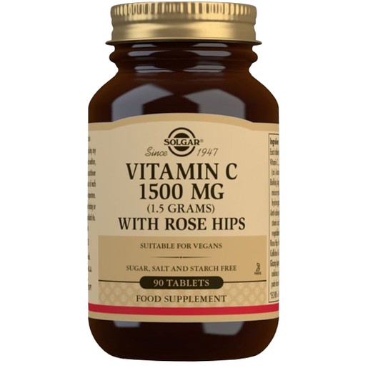 Solgar Vitamin C with Rose Hips 1500mg, 90veg.caps Solgar Vitamin C with Rose Hips 1500mg, 90veg.caps