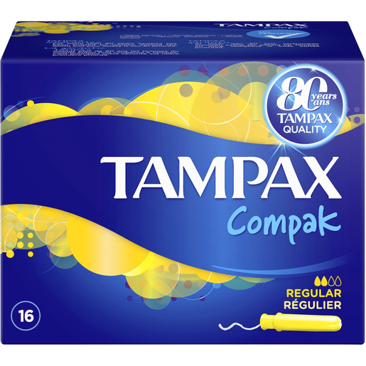 Tampax Compak Regular για τις Ημέρες με Ελαφριά Έως Μέτρια Ροή 16τμχ Tampax Compak Regular για τις Ημέρες με Ελαφριά Έως Μέτρια Ροή 16τμχ