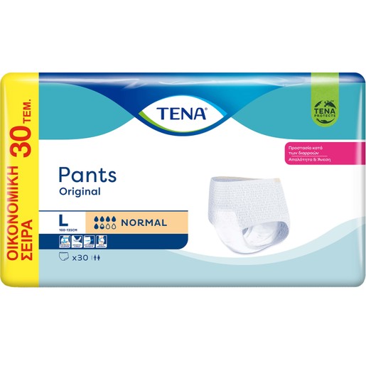 Tena Pants Original Normal 30 Τεμάχια - Large 100-135cm