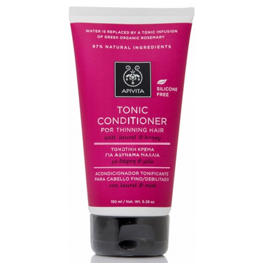 Apivita Tonic Conditioner Τονωτική Κρέμα για Αδύναμα Μαλλιά με Δάφνη & Μέλι, 150ml Apivita Tonic Conditioner Τονωτική Κρέμα για Αδύναμα Μαλλιά με Δάφνη & Μέλι, 150ml