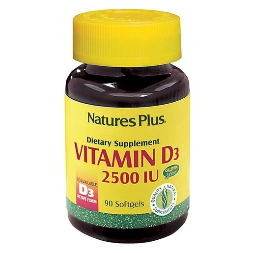 Nature’s Plus Vitamin D-3 2500iu Καλή Λειτουργία του Νευρικού Συστήματος 90caps Nature’s Plus Vitamin D-3 2500iu Καλή Λειτουργία του Νευρικού Συστήματος 90caps