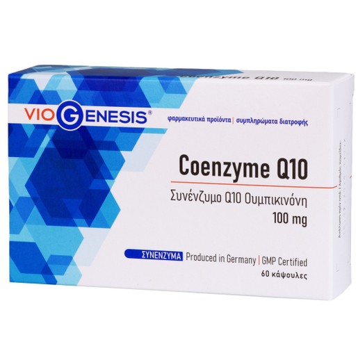 Viogenesis Coenzyme Q10, 100mg 60caps Viogenesis Coenzyme Q10, 100mg 60caps
