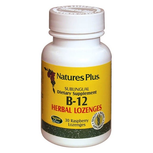 Nature\'s Plus Vitamin B-12 1000mcg Συμπλήρωμα Διατροφής Βιταμίνη Β-12, 30 Παστίλιες Nature\'s Plus Vitamin B-12 1000mcg Συμπλήρωμα Διατροφής Βιταμίνη Β-12, 30 Παστίλιες