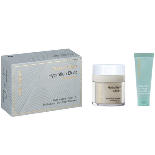 Medisei Promo Time Eraser Pulse of Skin Hydration Beat Limited Edition Hydra-Light Cream 50ml & Prebiotics Foaming Cleanser 20ml