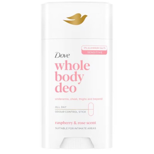 Dove Raspberry & Rose Scent Whole Body Deo Sensitive Stick 150ml