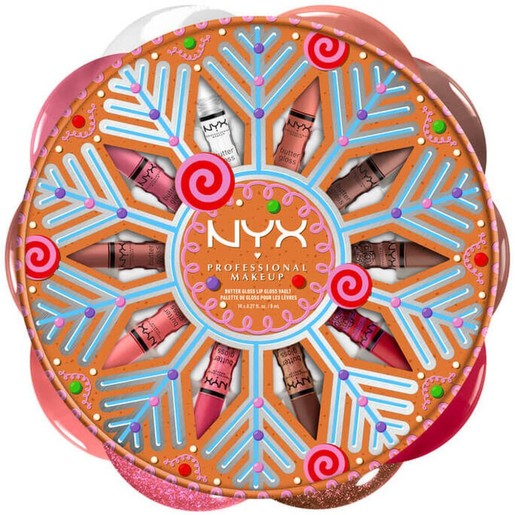 Nyx Professional Makeup Promo Holiday Butter Gloss Vault Lip Gloss Kit 10 Τεμάχια Nyx Professional Makeup Promo Holiday Butter Gloss Vault Lip Gloss Kit 10 Τεμάχια