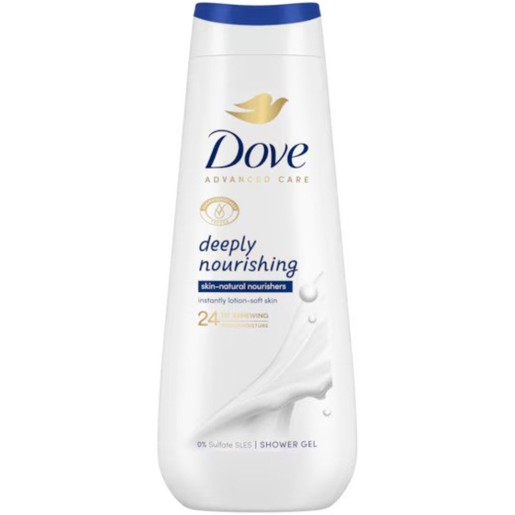 Dove Advanced Care Deeply Nourishing Shower Gel 600ml Dove Advanced Care Deeply Nourishing Shower Gel 600ml