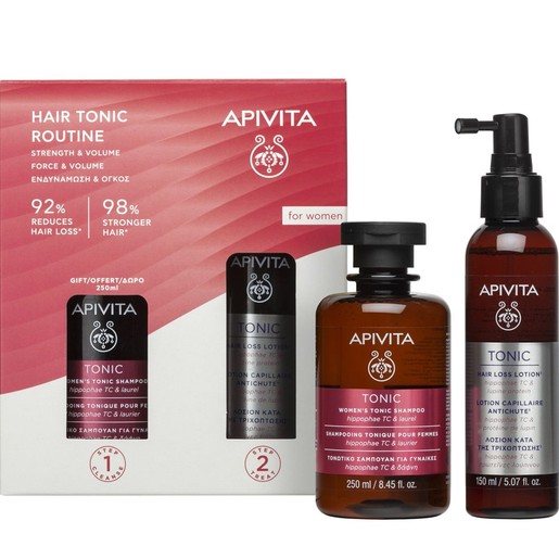 Apivita Promo Tonic Hair Loss Lotion 150ml & Δώρο Women\'s Tonic Shampoo 250ml