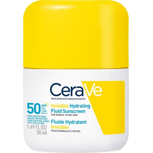 Cerave Invisible Hydrating Fluid Spf50 Sunscreen 50ml