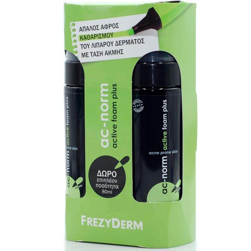 Frezyderm Πακέτο Προσφοράς Ac-Norm Active Foam Plus 150ml + Δώρο Επιπλέον Ποσότητα 80ml Frezyderm Πακέτο Προσφοράς Ac-Norm Active Foam Plus 150ml + Δώρο Επιπλέον Ποσότητα 80ml
