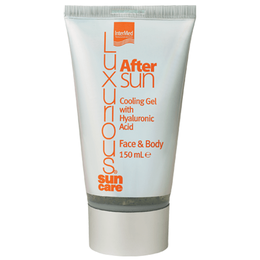 Luxurious Sun Care After Sun Cooling Gel Face & Body Φροντίδα για μετά τον Ήλιο με Υαλουρονικό Οξύ 150ml