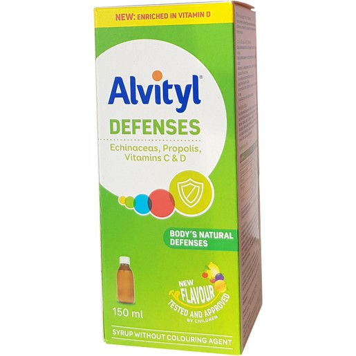 Alvityl Defences Σιρόπι με Εχινάκεια Πρόπολη Βιταμίνη C & D 150ml Alvityl Defences Σιρόπι με Εχινάκεια Πρόπολη Βιταμίνη C & D 150ml