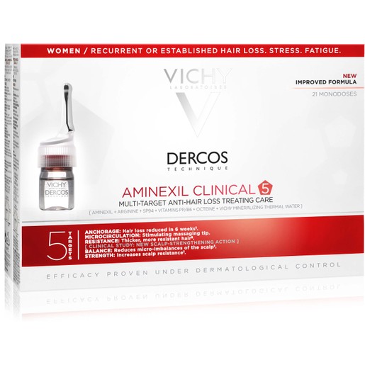Vichy Dercos Aminexil 5 - 21x6 ml Vichy Dercos Aminexil 5 - 21x6 ml