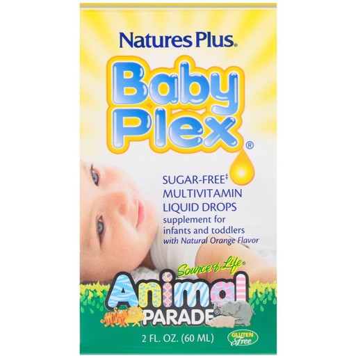 Natures Plus Animal Parade Baby Plex Πολυβιταμινούχα Φόρμουλα σε Υγρή Μορφή, από 1 - 4 Ετών 60ml Natures Plus Animal Parade Baby Plex Πολυβιταμινούχα Φόρμουλα σε Υγρή Μορφή, από 1 - 4 Ετών 60ml