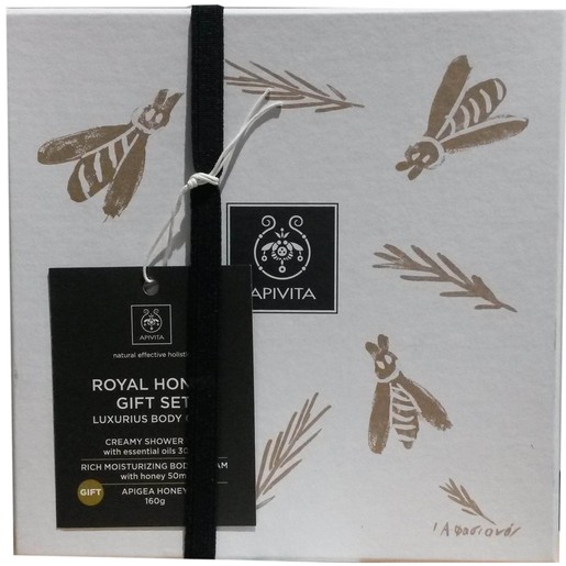 Apivita Πακέτο Προσφοράς Royal Honey Body Cream 200ml,Royal Honey Creamy Shower Gel 300ml,Μέλι 160gr Apivita Πακέτο Προσφοράς Royal Honey Body Cream 200ml,Royal Honey Creamy Shower Gel 300ml,Μέλι 160gr